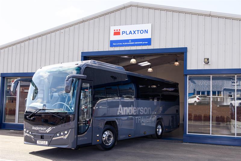 Anderson adds three luxuryspec Plaxton Panther coaches to