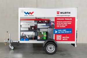 Wabcowurth mobile workshop Coolius trailer