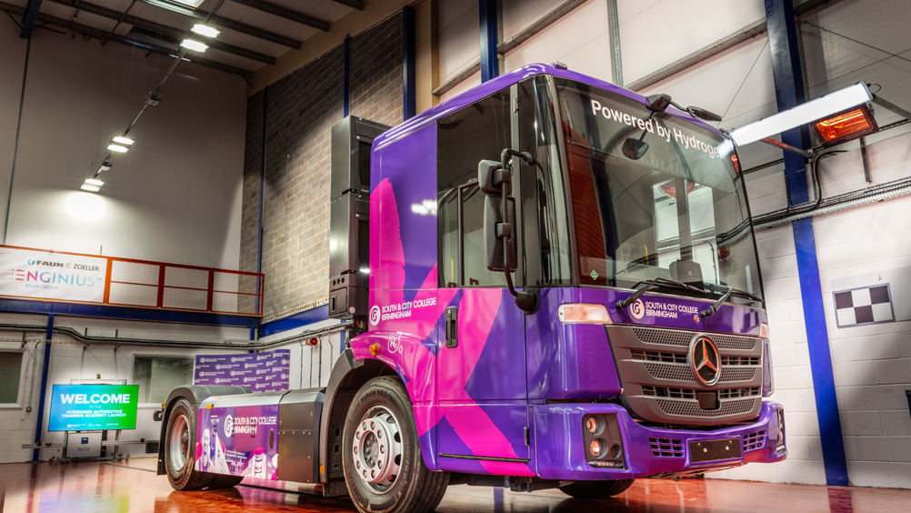 South & City College Birmingham Pioneers Hydrogen-Fuelled Vehicle Training Facility